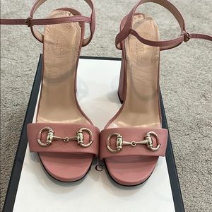 GUCCI horse block heels